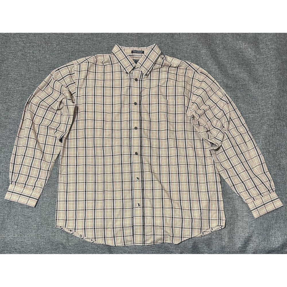 Consensus Sportswear Men's‎ L Plaid Long Sleeve Shirt